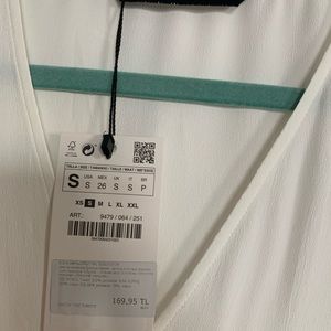 Zara dress or top over tights